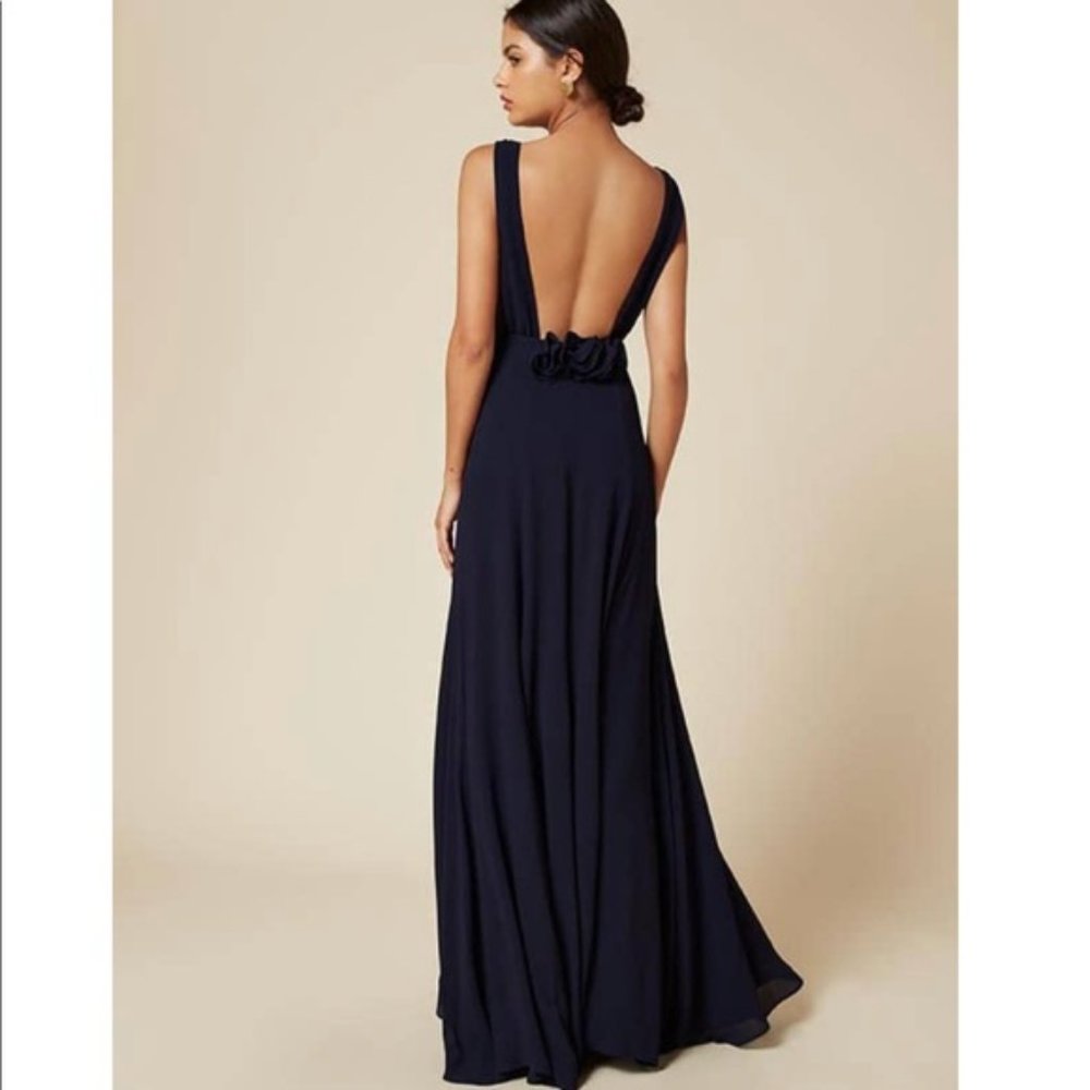 Reformation Anne Dress in Midnight Blue ( Navy) Size 2